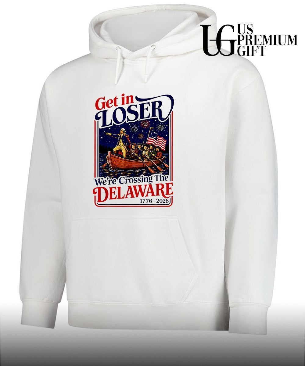 George Washington American Revolution get in loser we’re xrossing the Delaware shirt Unisex