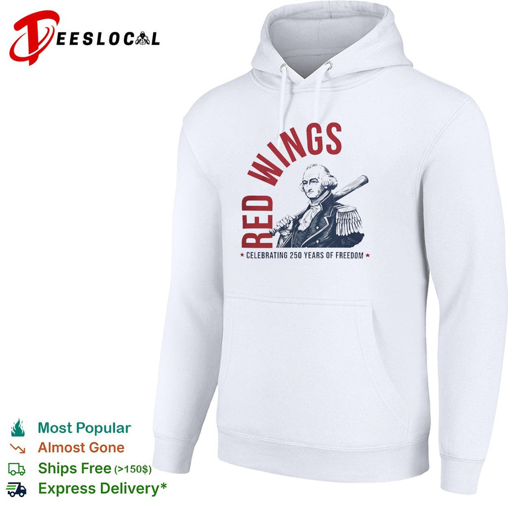 George Washington Red Wings Celebrating 250 Years of Freedom baseball shirt Unisex