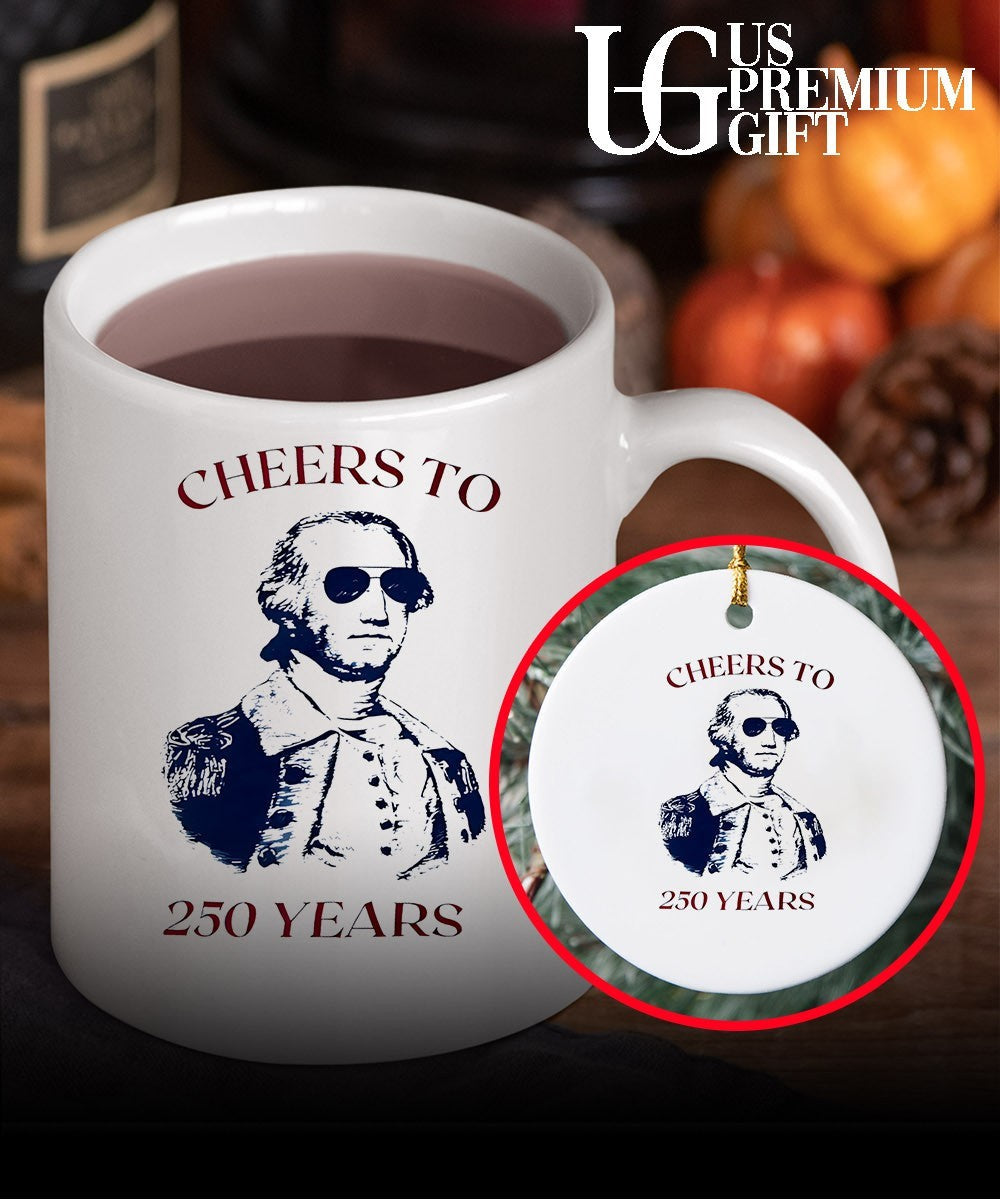 George Washington United States Cheers to 250 Years shirt Unisex