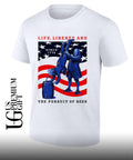 George Washington and Benjamin Franklin life liberty and the pursuit of beer shirt Unisex