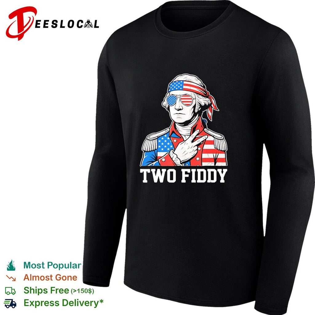 George Washington two fiddy shirt Unisex