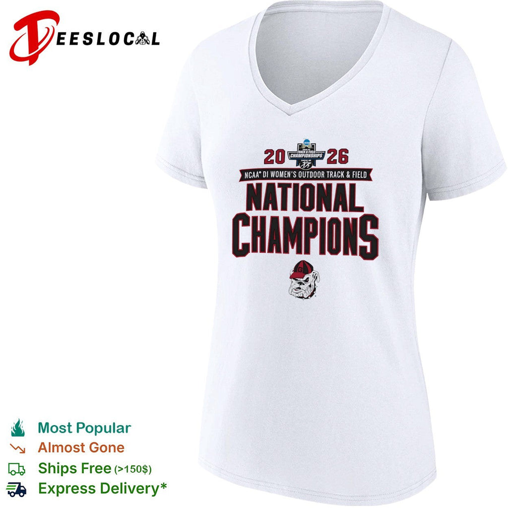 Georgia Bulldogs 2026 NCAA DI Women’s Outdoor Track and Field National Champions shirt Unisex
