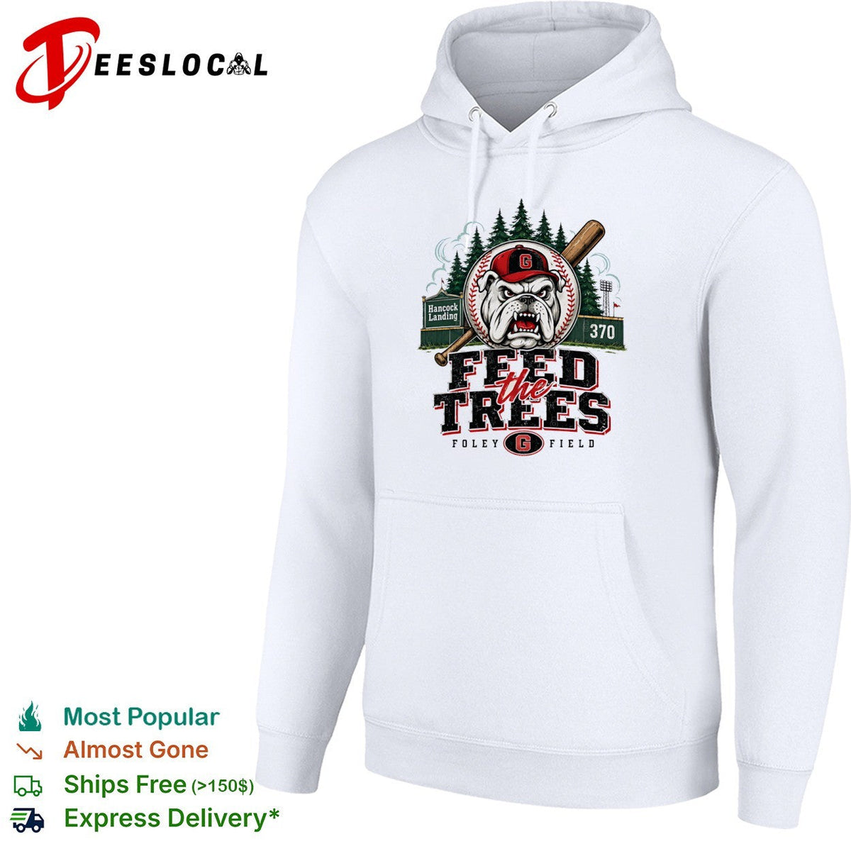Georgia Bulldogs Feed the Trees Foley Field Hancock Landing Baseball NCAA shirt Unisex