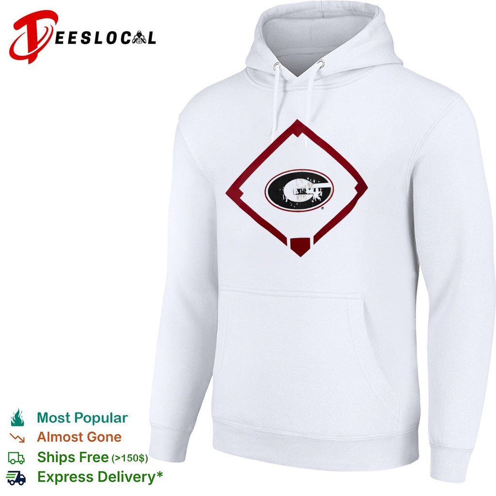 Georgia Bulldogs Logo with Baseball Diamond Field shirt Unisex