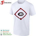 Georgia Bulldogs Logo with Baseball Diamond Field shirt Unisex