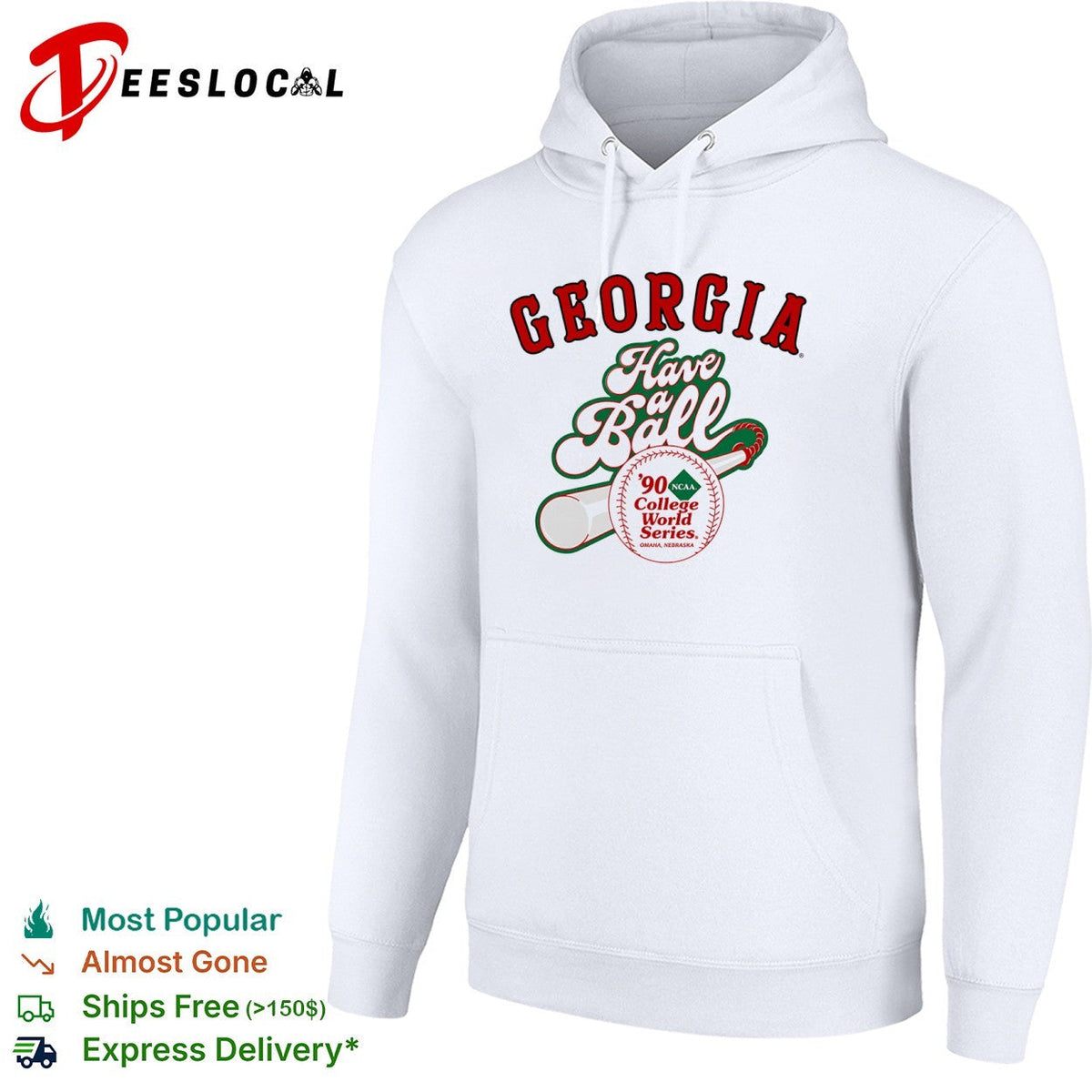 Georgia Have a Ball 90 NCAA College World Series Omaha Nebraska baseball shirt Unisex
