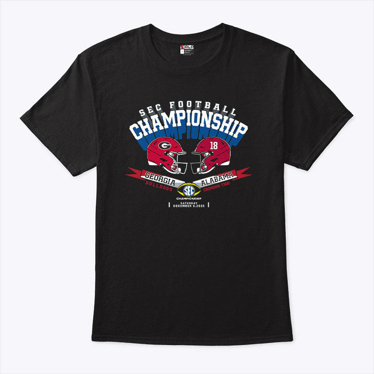 Georgia Vs Alabama SEC Championship 2025 T Shirt Unisex