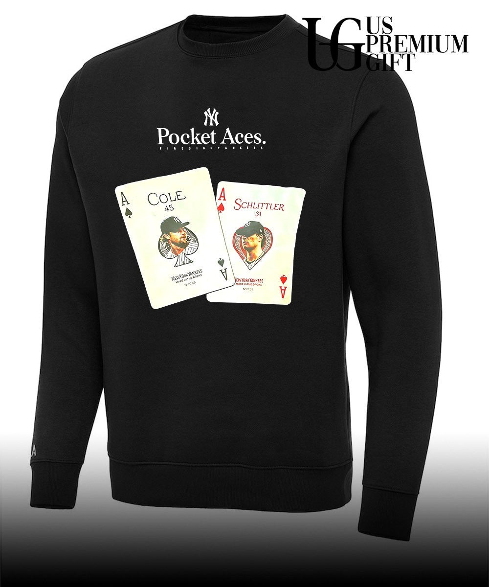 Gerrit Cole and Nick Schlittler New York Yankees Pocket Aces Fireside Yankees shirt Unisex