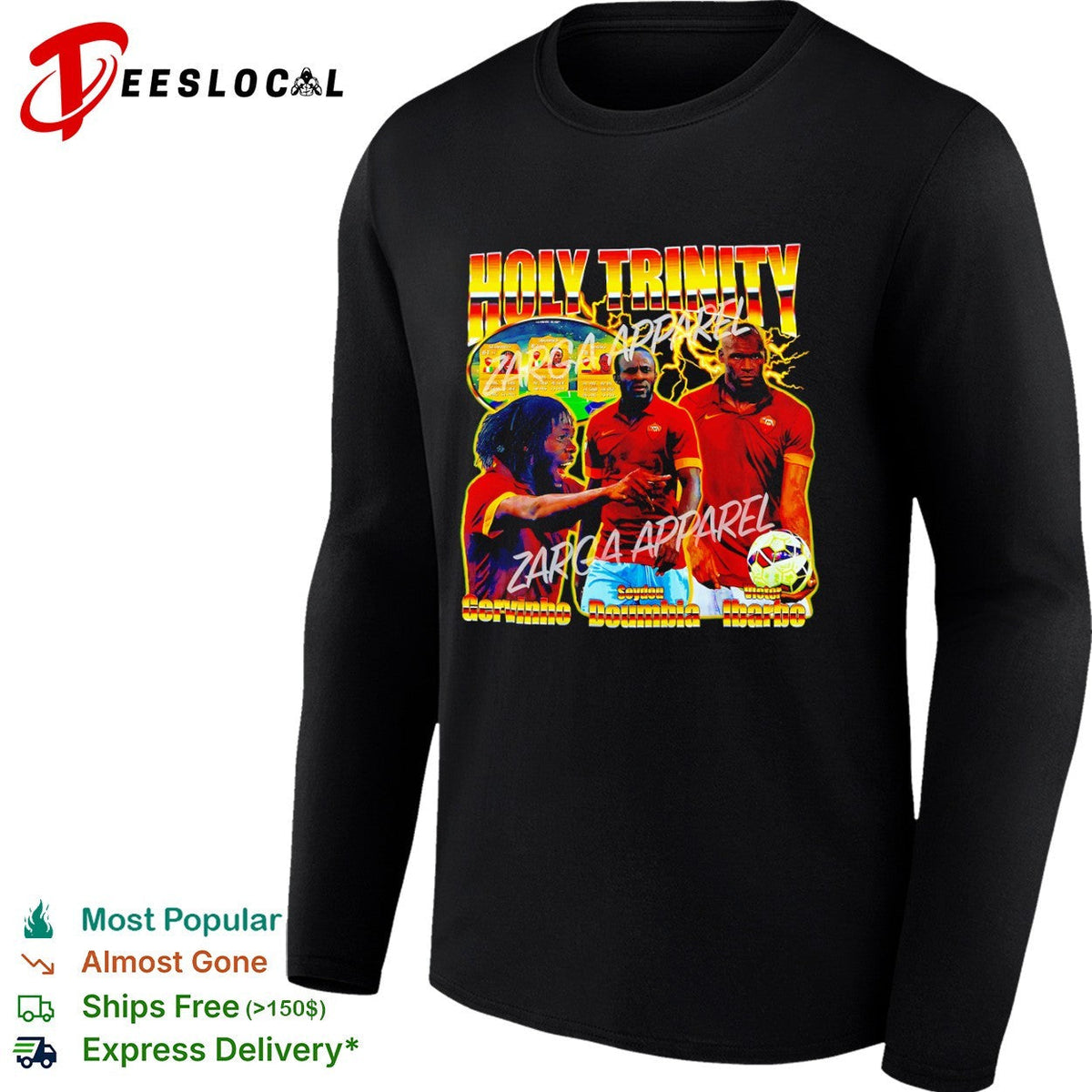 Gervinho Seydou Doumbia Victor Ibarbo AS Roma Holy Trinity Fifa Ultimate Team shirt Unisex