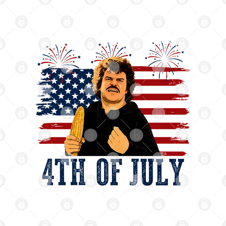 Get The Corn Outta My Face Funny Nacho Libre 4th of July T Shirt Unisex
