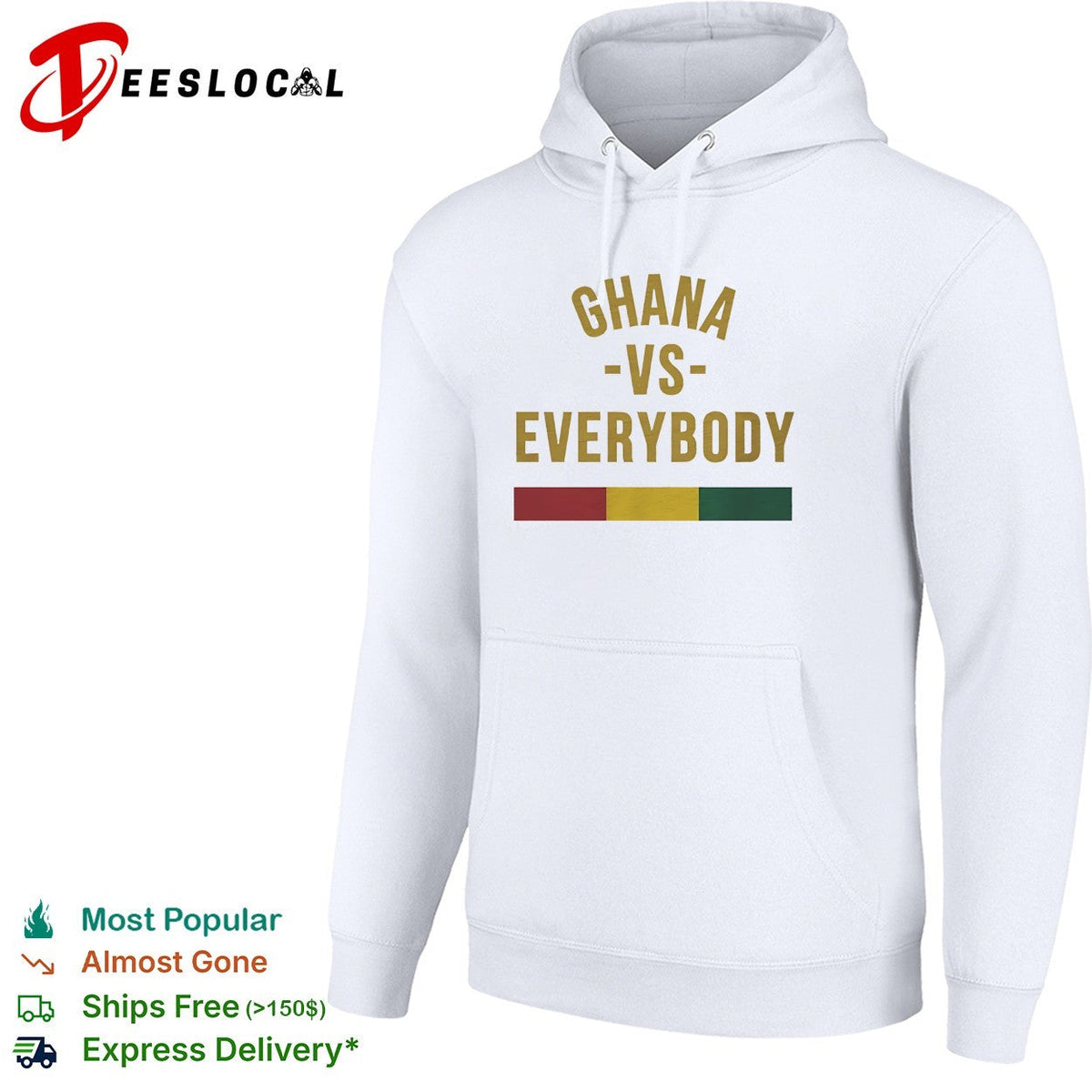 Ghana vs everybody flag soccer pride shirt Unisex