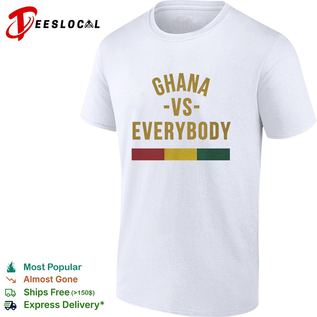Ghana vs everybody flag soccer pride shirt Unisex