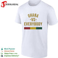 Ghana vs everybody flag soccer pride shirt Unisex