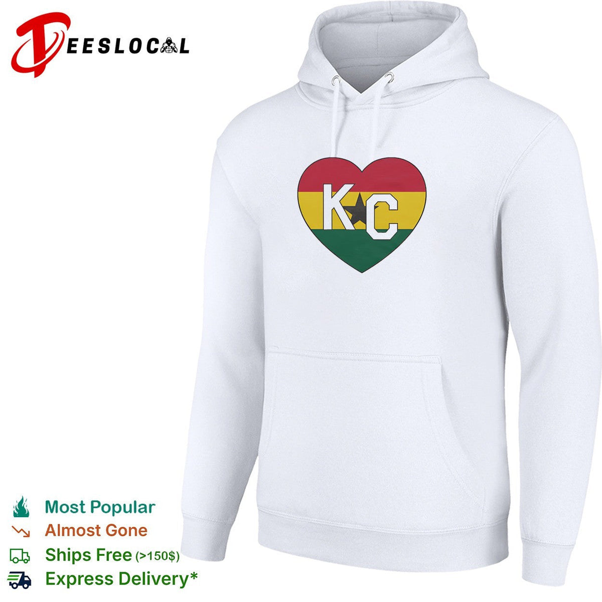Ghana x KC Heart retro shirt Unisex
