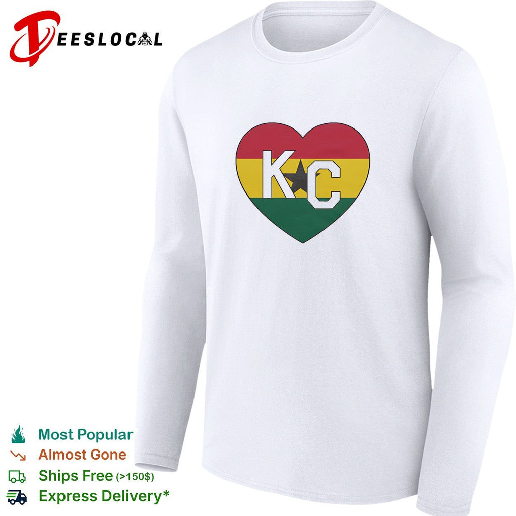 Ghana x KC Heart retro shirt Unisex