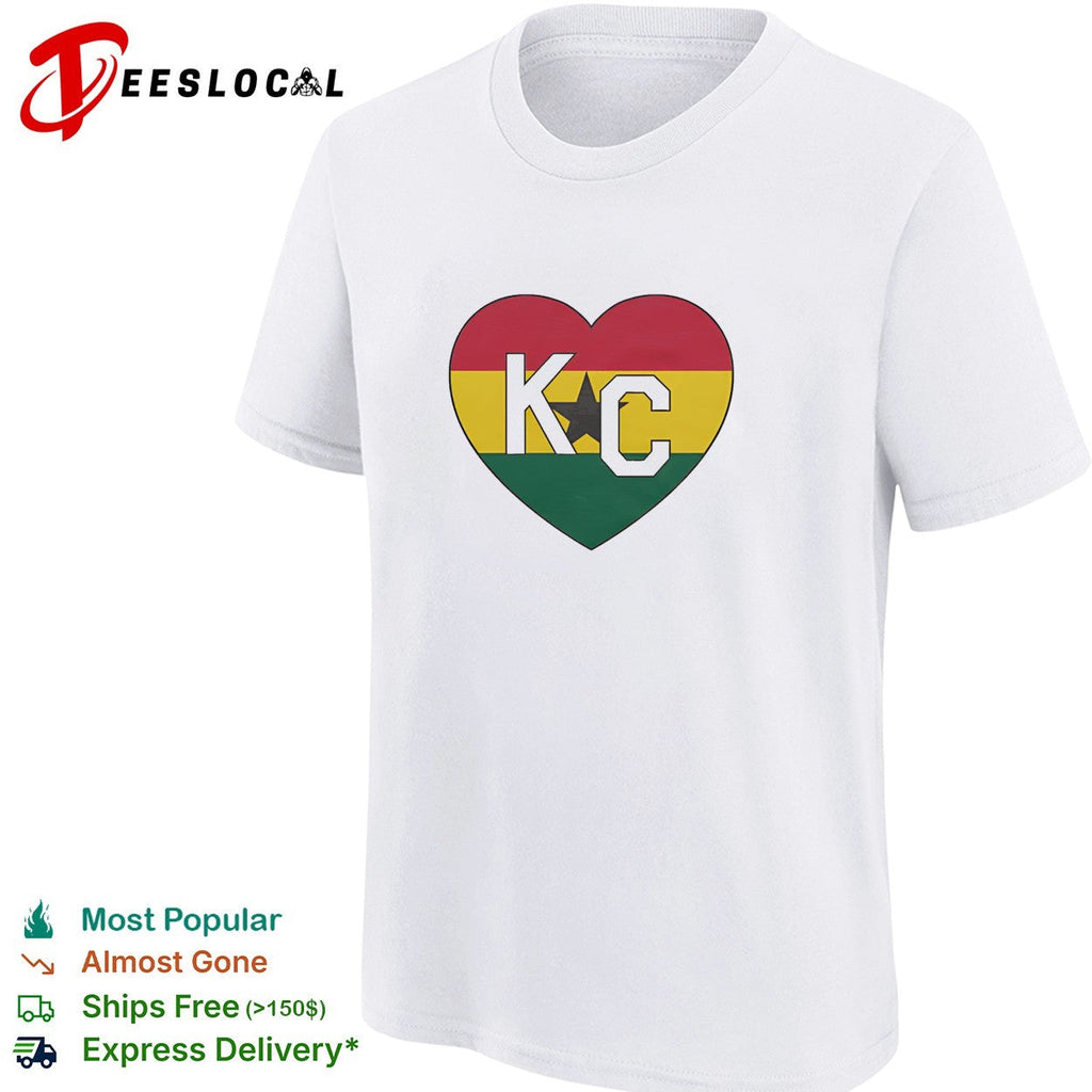 Ghana x KC Heart retro shirt Unisex