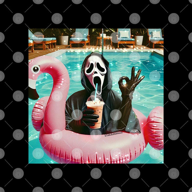 Ghostface Pool T Shirt Unisex