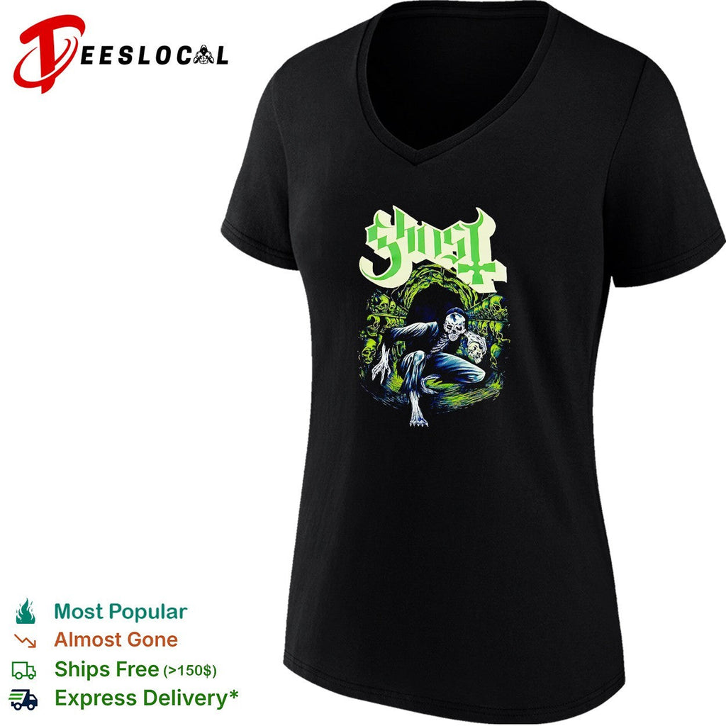 Ghost band skeleton shirt Unisex