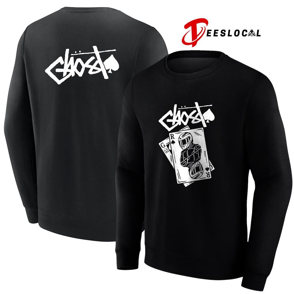 Ghost playing card v2 graphic shirt Unisex