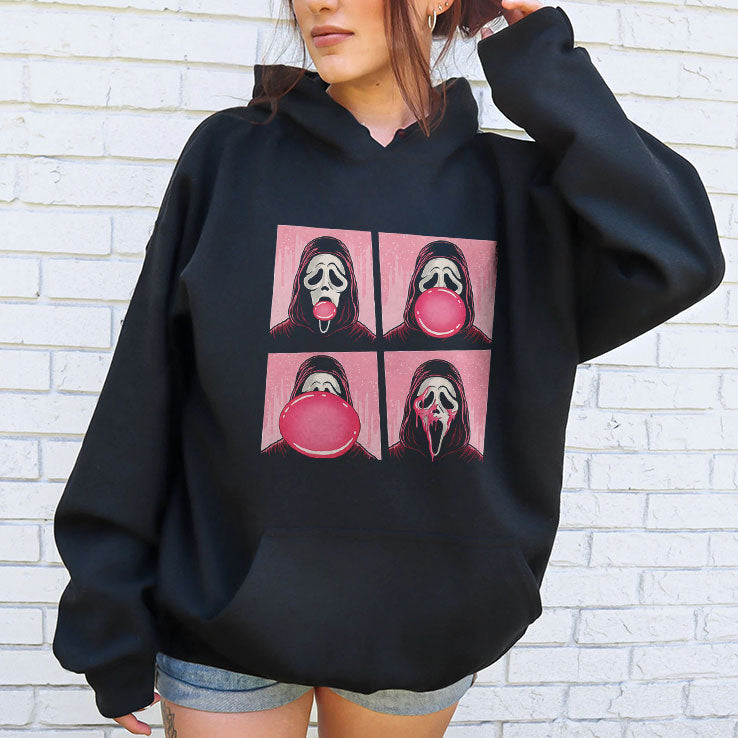 Ghostface Bubble Pink Gum Halloween Shirt Unisex