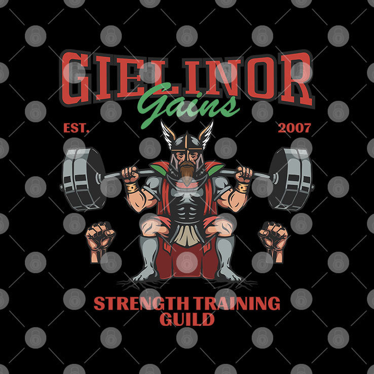 Gielinor Gains Strength Training Guild RuneScape Shirt Unisex