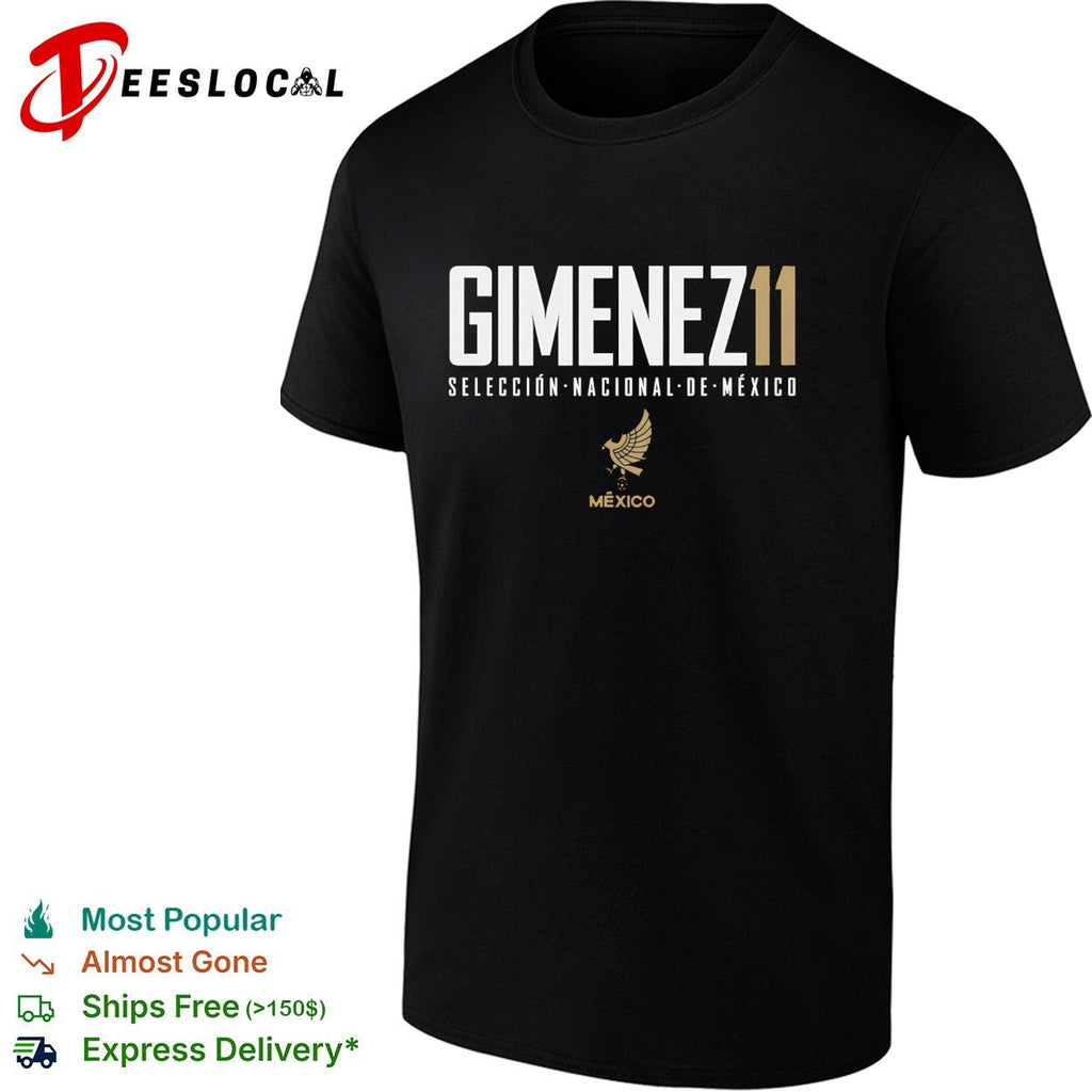 Gimenez 11 Mexico Seleccion Nacional soccer shirt Unisex