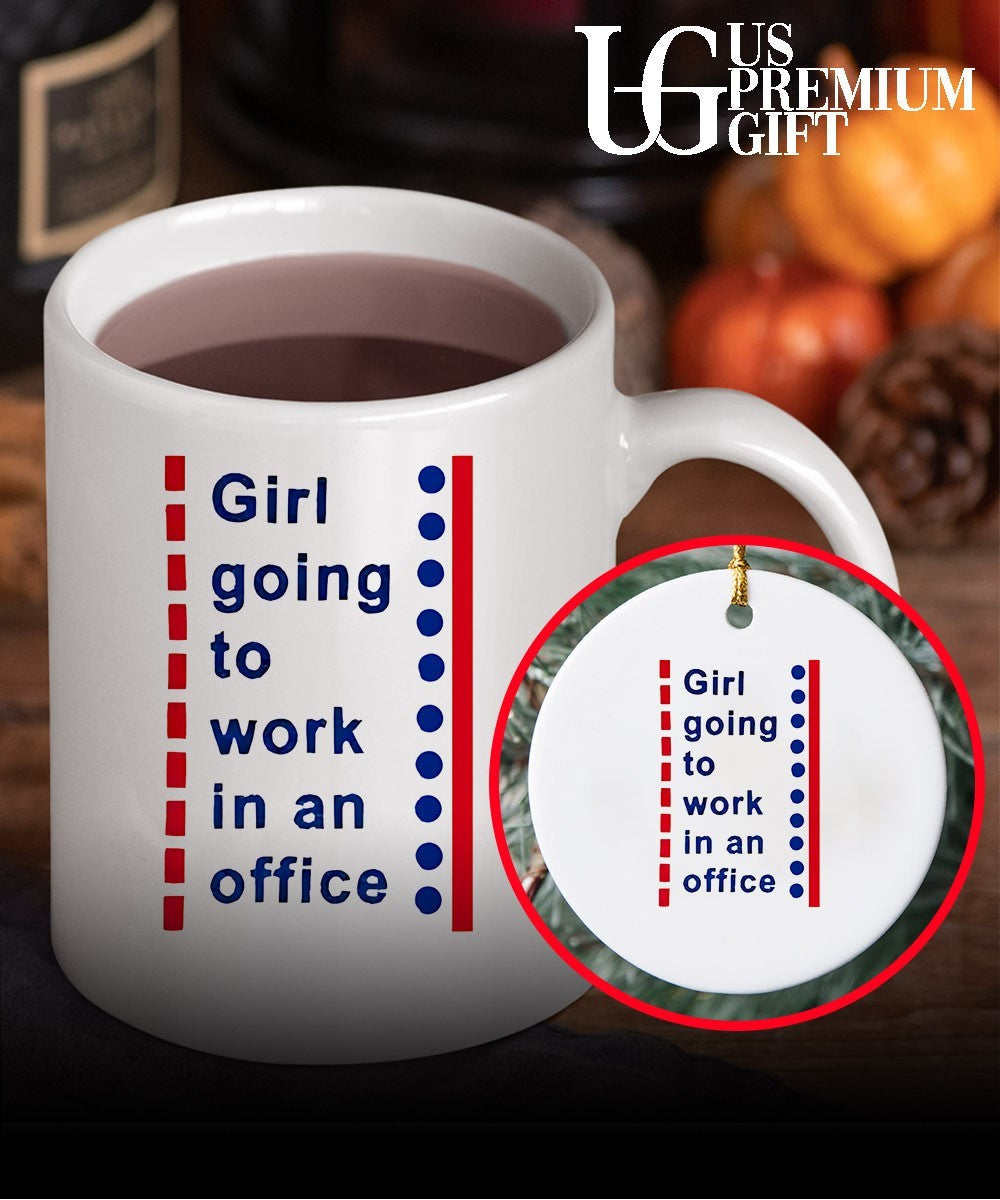 Girl going to work in an office shirt Unisex