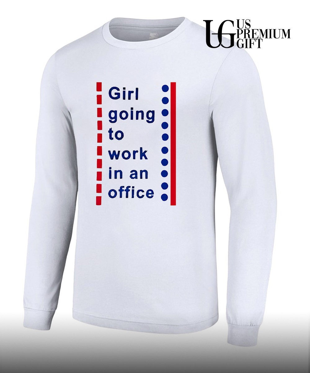 Girl going to work in an office shirt Unisex