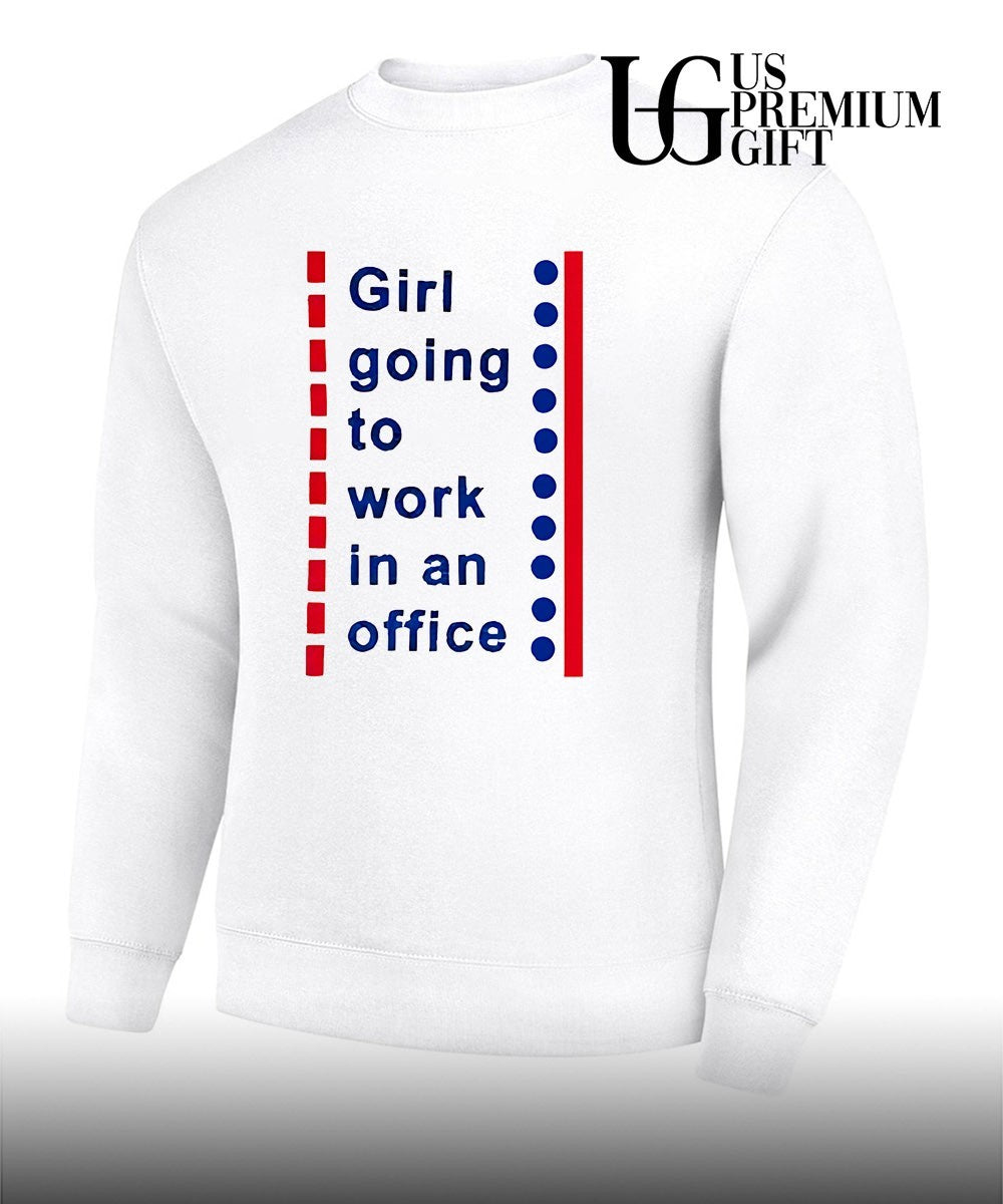 Girl going to work in an office shirt Unisex