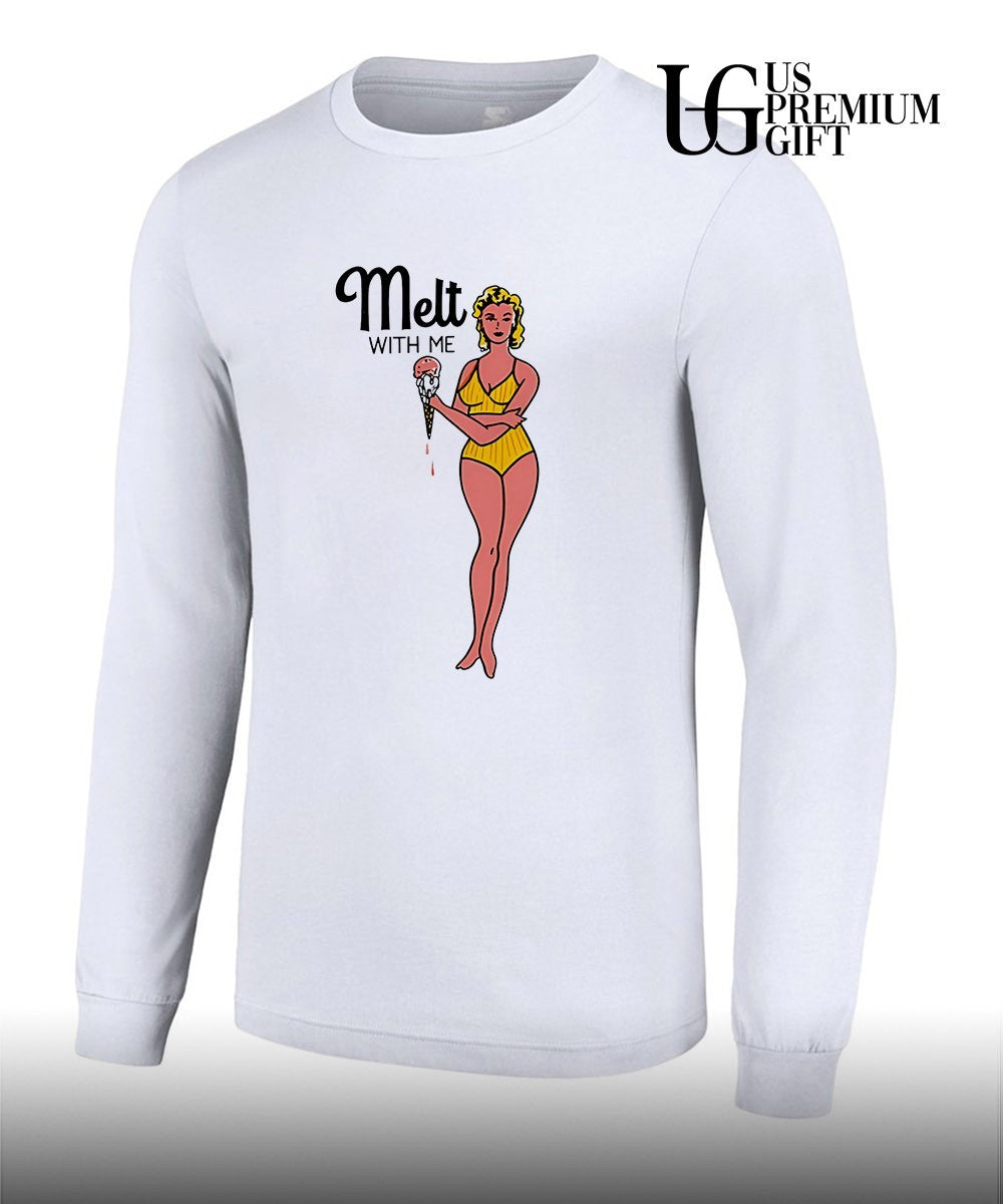 Girl summer melt with me ice cream shirt Unisex