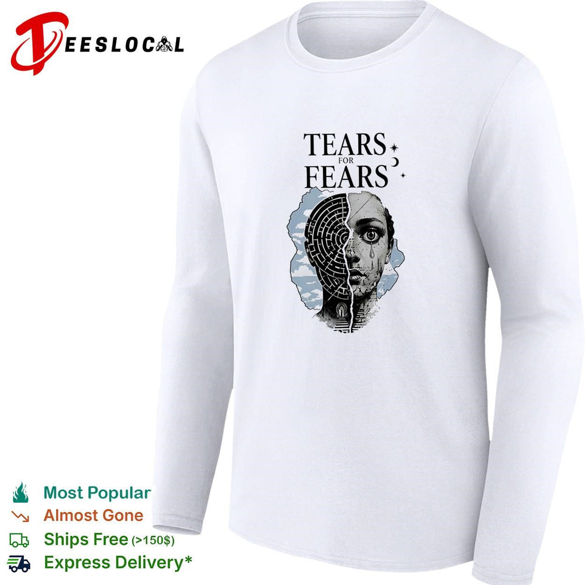 Girl tears for fears graphic shirt Unisex