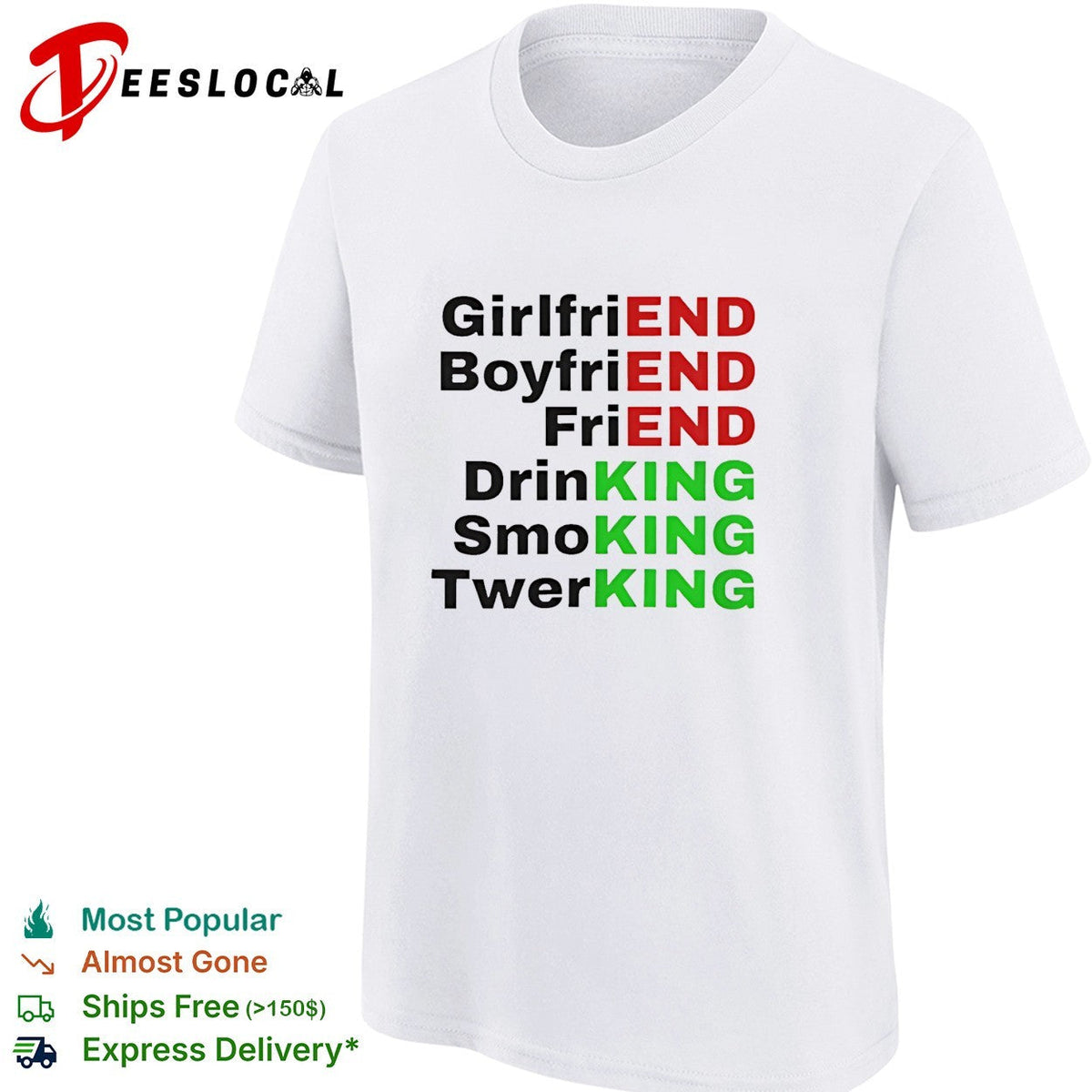Girlfriend boyfriend friend drinking smoking twerking vintage shirt Unisex