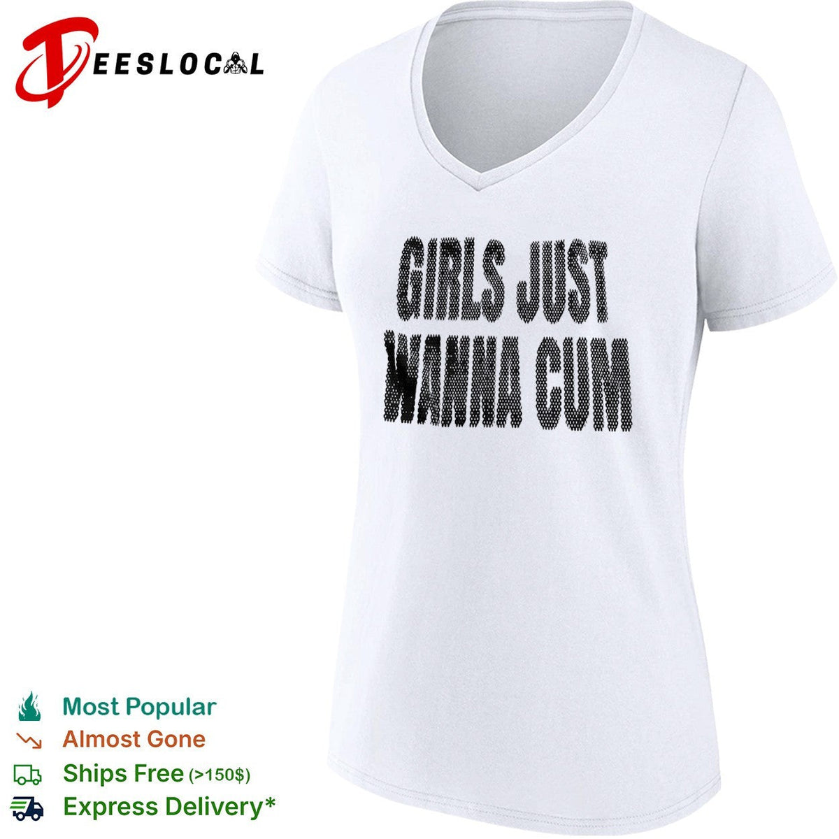 Girls just wanna cum shirt Unisex