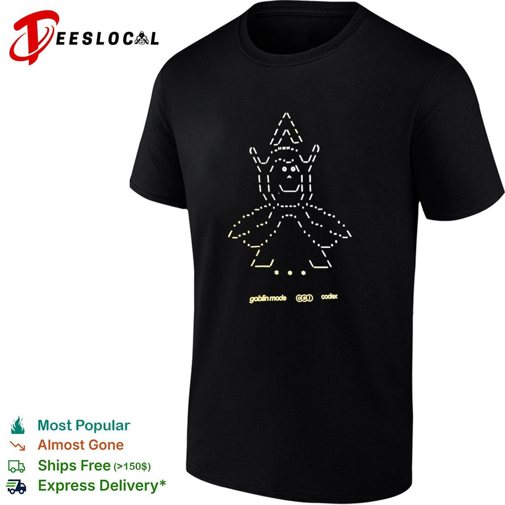 Goblin mode OAI codex ASCII art shirt Unisex