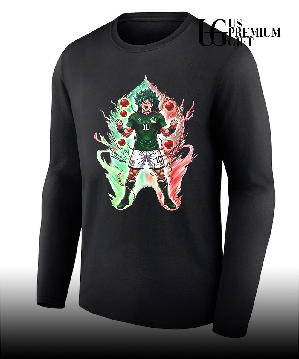 Goku Saiyan Mexico World Cup 2026 shirt Unisex