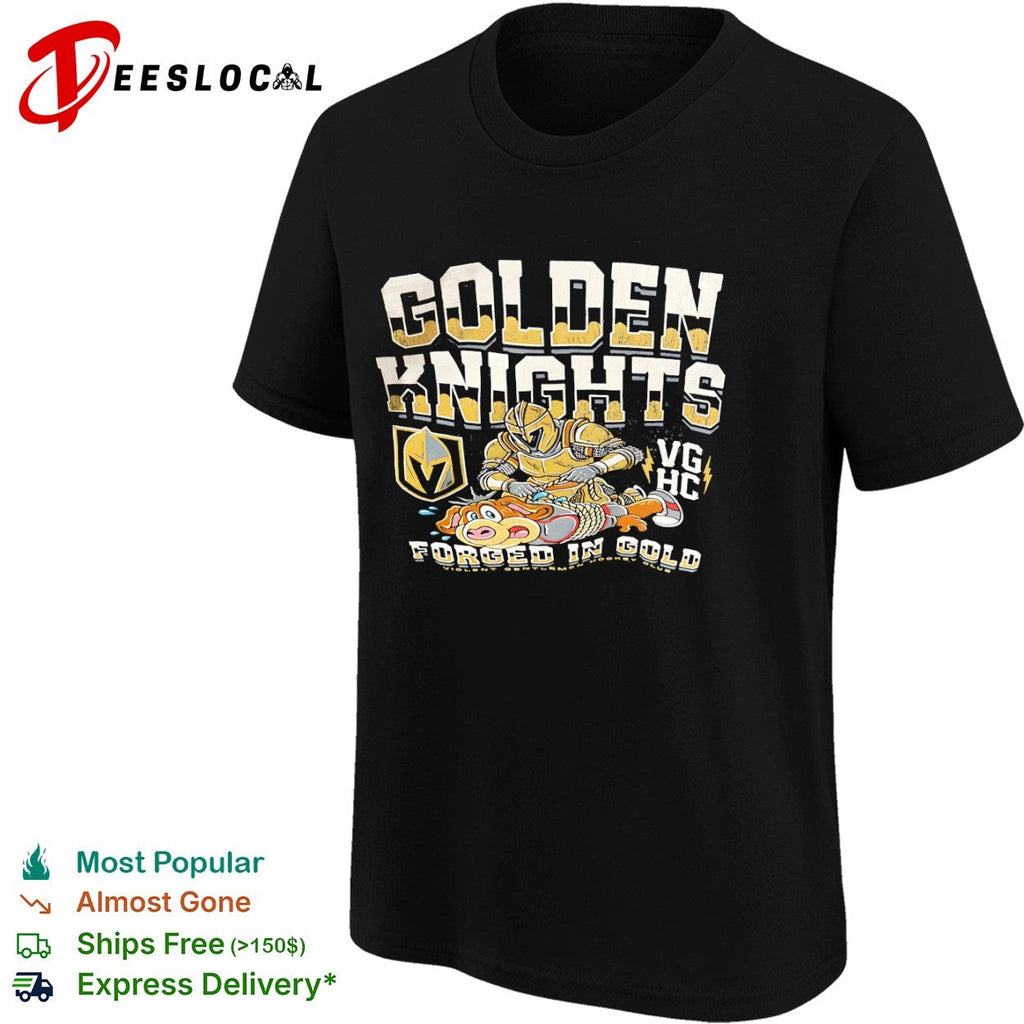 Golden Knights Vegas VGHC Forged in Gold Violent Gentlemen shirt Unisex