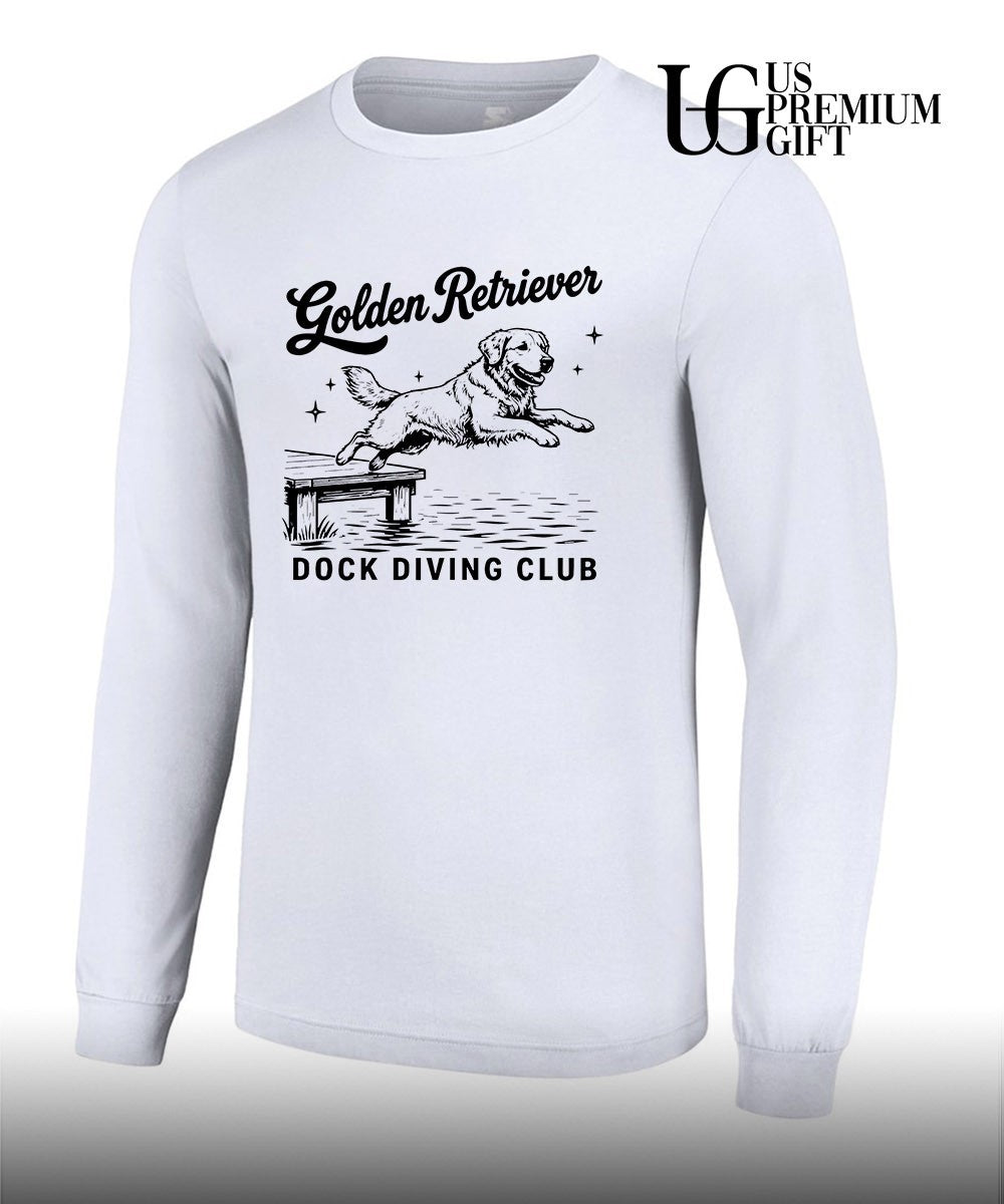 Golden Retriever Dock Diving Club shirt Unisex