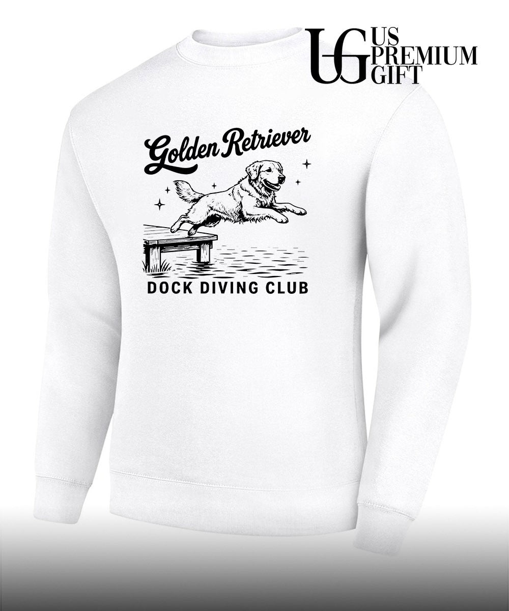 Golden Retriever Dock Diving Club shirt Unisex