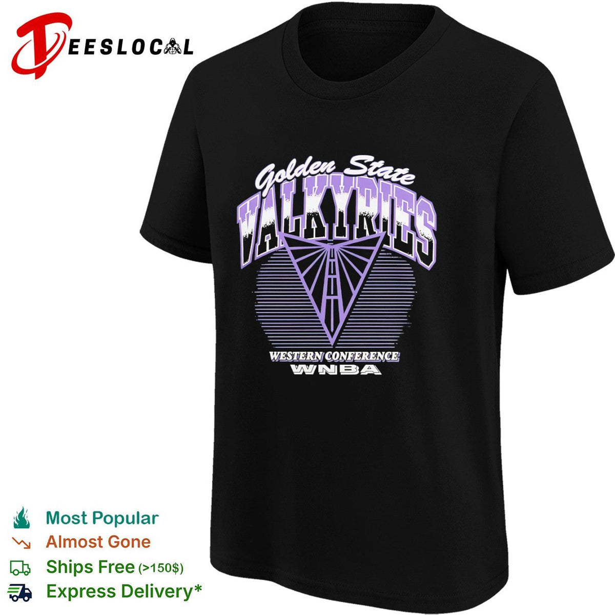 Golden State Valkyries Western Conference WNBA logo shirt Unisex