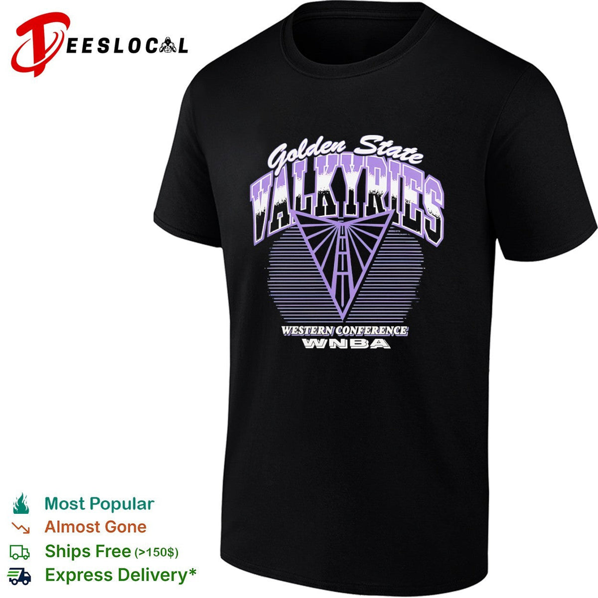 Golden State Valkyries Western Conference WNBA logo shirt Unisex