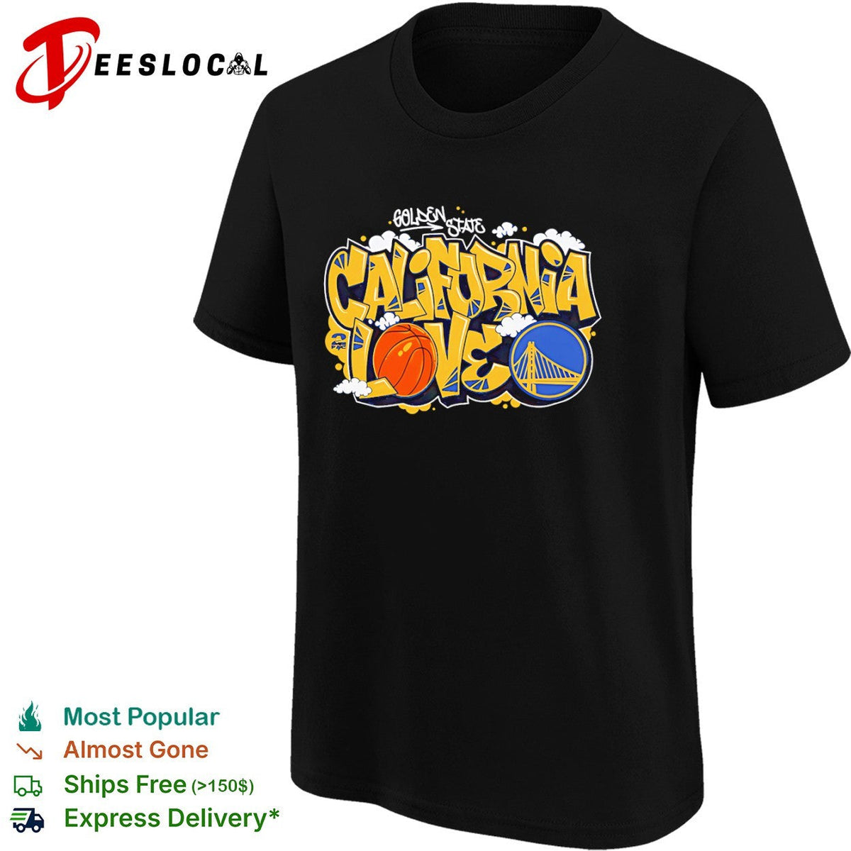 Golden State Warriors California Love Basketball Tupac Shakur Bay Area Shirt Unisex