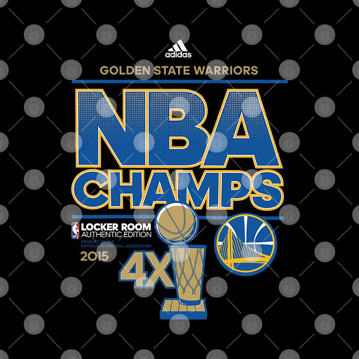 Golden State Warriors NBA Champs 2015 4X T Shirt Unisex