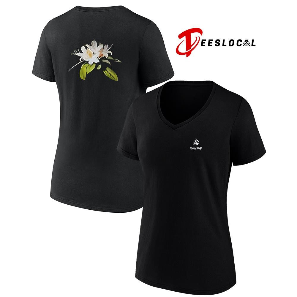 Golden State Warriors Stephen Curry flower graphic shirt Unisex