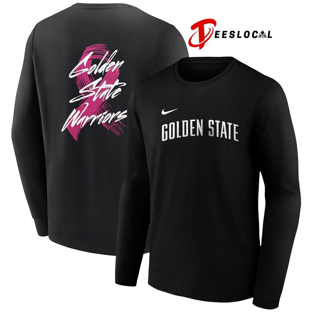Golden State Warriors breast cancer awareness text shirt Unisex