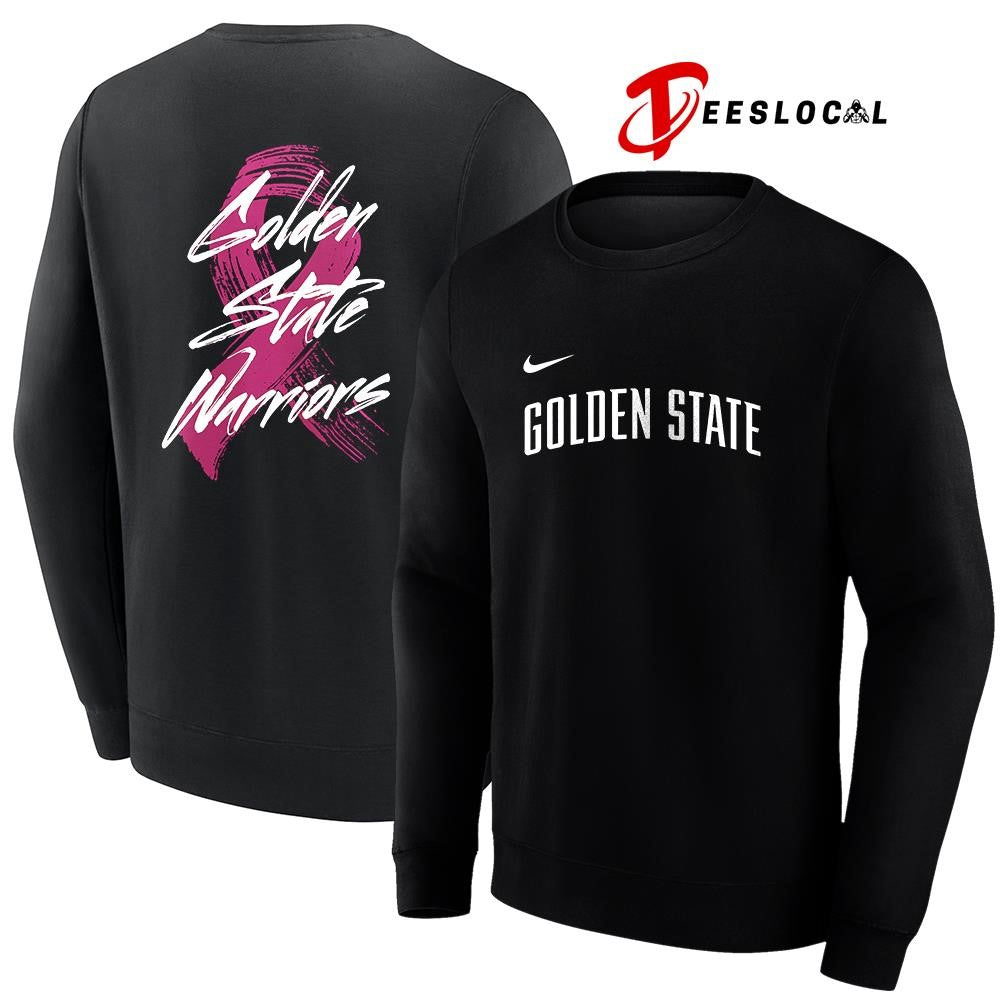 Golden State Warriors breast cancer awareness text shirt Unisex