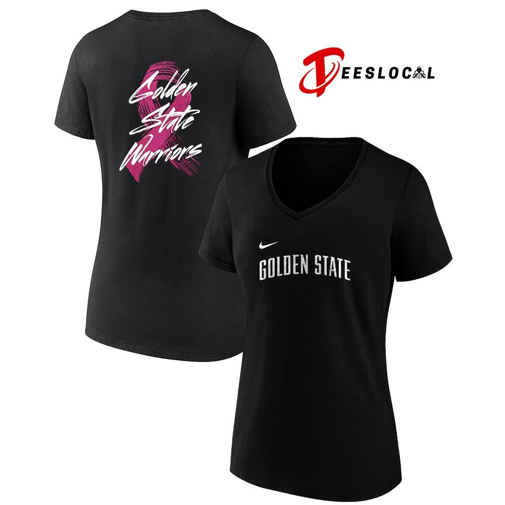 Golden State Warriors breast cancer awareness text shirt Unisex