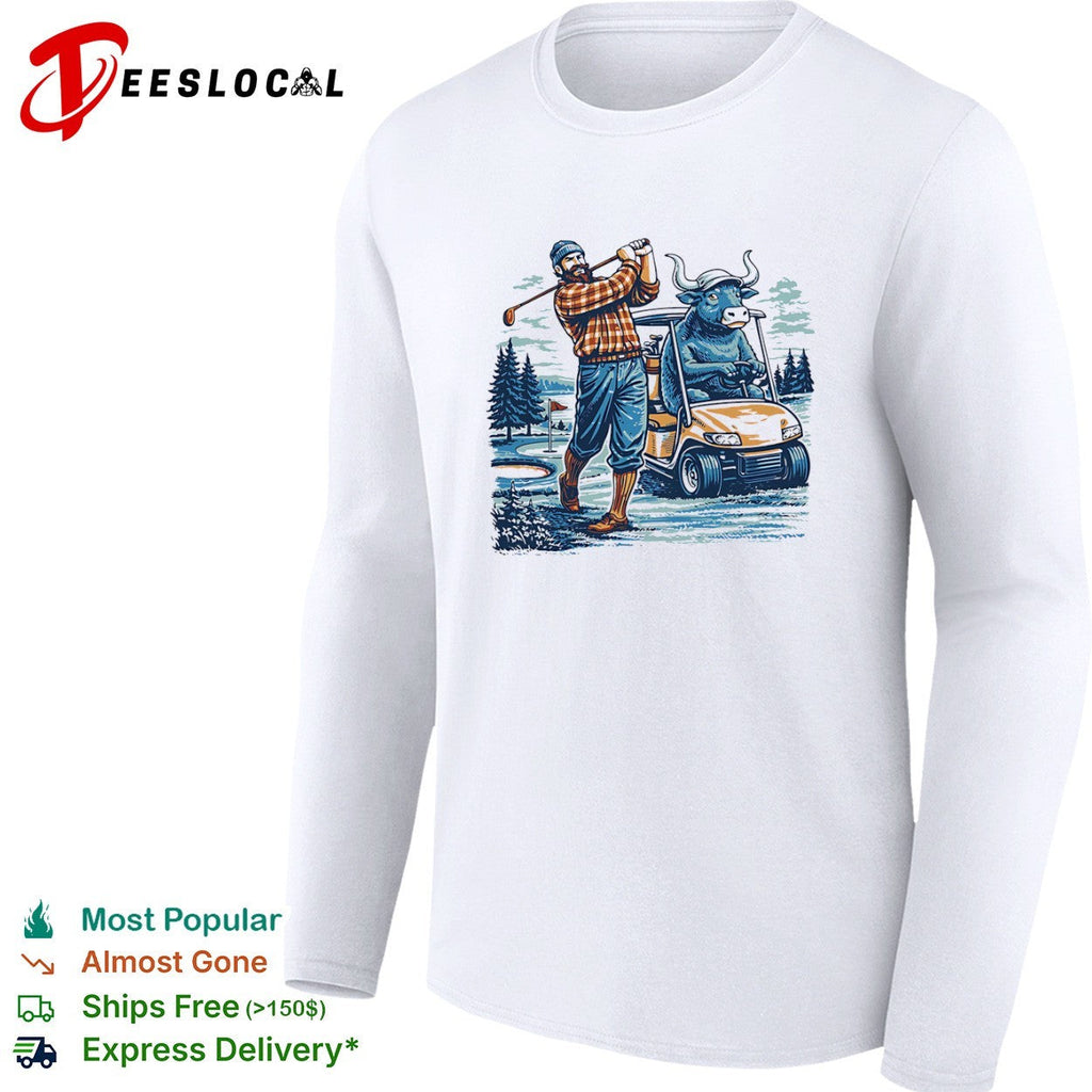 Golfing Bulls vintage shirt Unisex