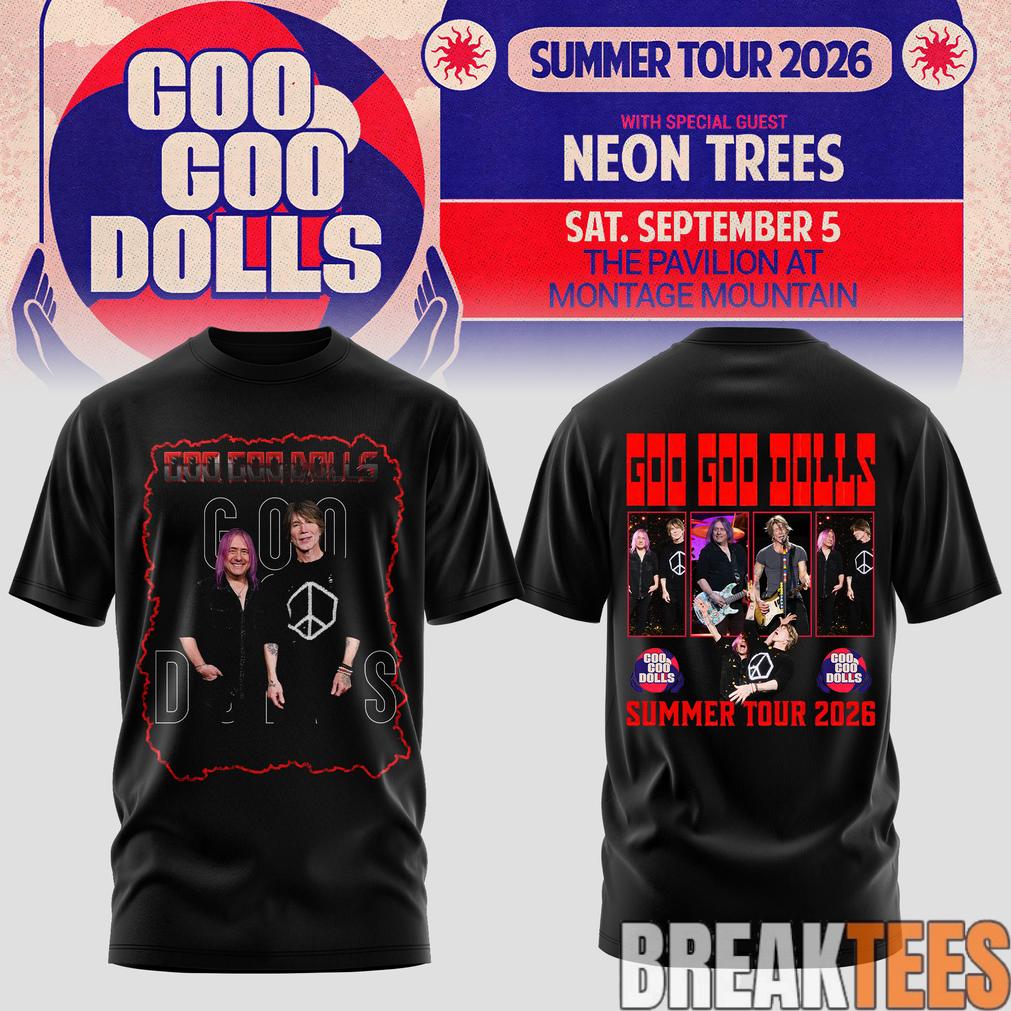 Goo Goo Dolls Summer 2026 North American Tour Limited Unisex