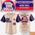 Goo Goo Dolls Summer 2026 Tour Limited Baseball Jersey Unisex
