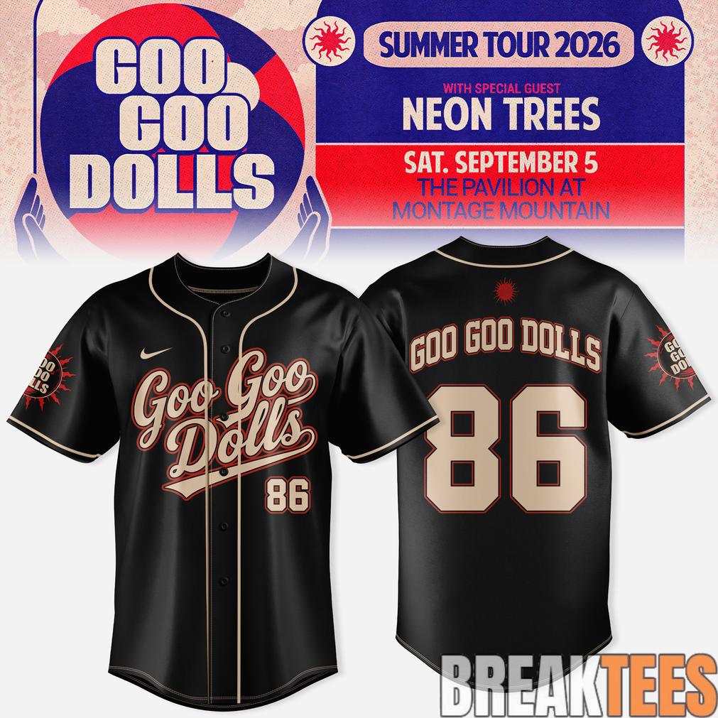 Goo Goo Dolls Summer 2026 Tour Limited Baseball Jersey Unisex